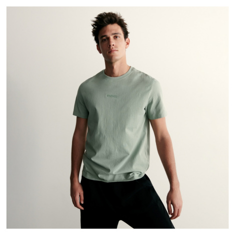 Reserved - Bavlněné tričko Basic - Zelená