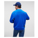Mikina karl lagerfeld jeans klj regular logo sweat modrá