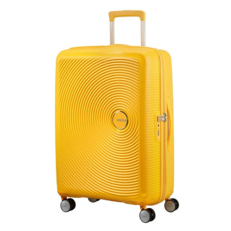 American Tourister Soundbox 67cm Žlutý rozšiřitelný