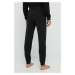 Pyžamové kalhoty HUGO pánské, černá barva