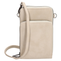 Dámská kabelka na telefon/peněženka s popruhem přes rameno Beagles Marbella - Světlá TAUPE - na 