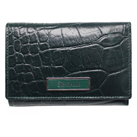SEGALI Dámská kožená peněženka 2910199510 zelená