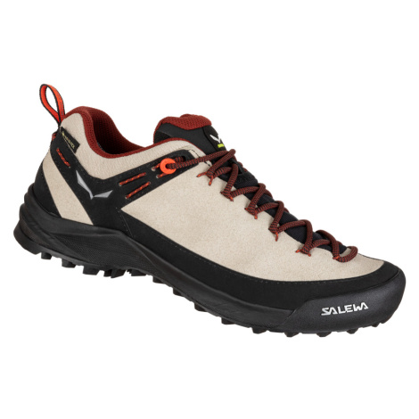 Salewa Wildfire leather GTX, Oatmeal/Black Dámské trekové boty