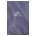Dětská mikina adidas G D WV HD HLFZP fialová barva, s kapucí, hladká