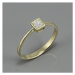Diamantový zlatý prsten K1249