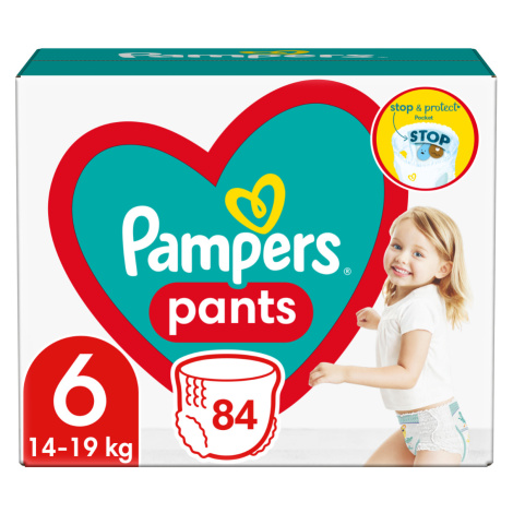 Pampers Pants vel. 6 Mega Pack 14-19 kg plenkové kalhotky 84 ks