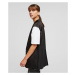 Vesta karl lagerfeld tailored gilet w/ pleated back černá