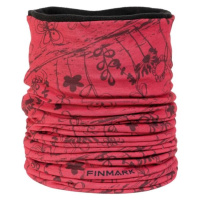 Finmark FSW-236 Dámský multifunkční šátek s fleecem, červená, velikost