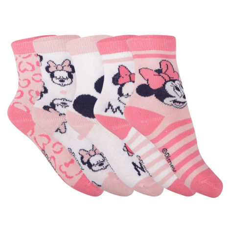 5PACK dětské ponožky Cerdá Minnie vícebarevné (2200007398) Cerda