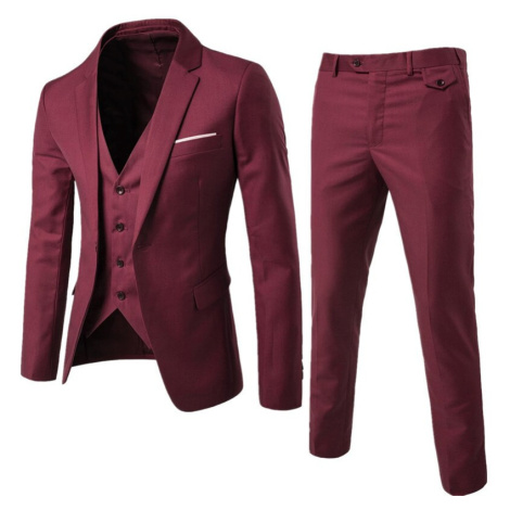 3v1 oblek s vestou Gentleman trojdílný společenský set