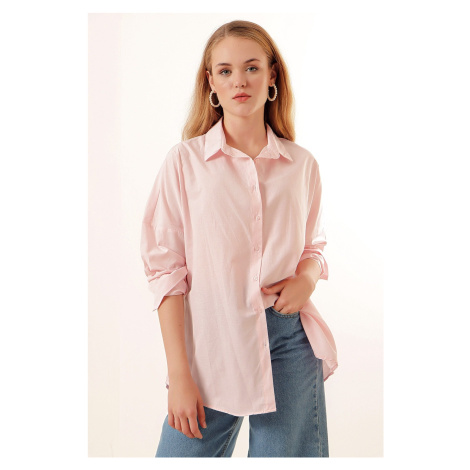 Bigdart 3900 Oversize Basic Long Shirt - Powder