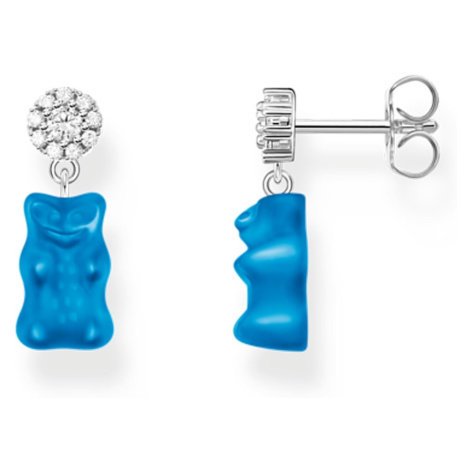 Thomas Sabo H2330-052-1 ear studs with blue goldbears silver