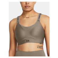 Hnědá dámská sportovní podprsenka Under Armour UA Infinity High 2.0 Bra