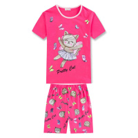 Dívčí pyžamo KUGO WP0915, tmavší růžová Barva: Růžová tmavší
