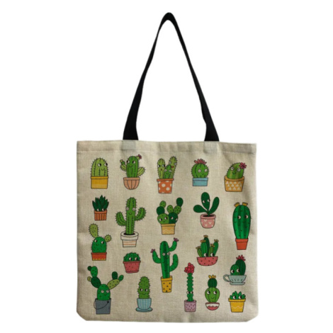Plátěná taška přes rameno Kaktusky