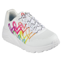 SKECHERS-Uno Lite Love Brights white Bílá