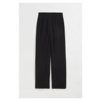 H & M - Široké kalhoty - černá