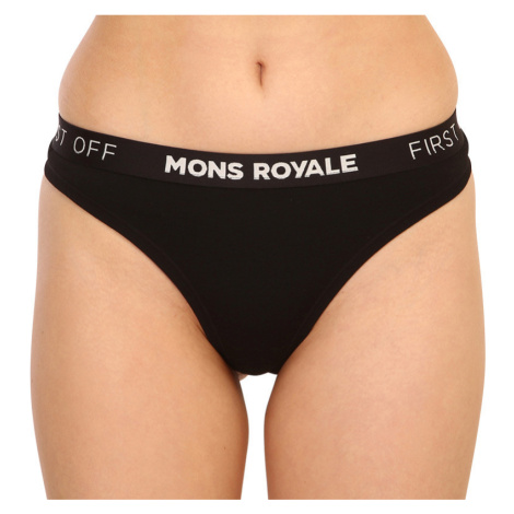 Dámská tanga Mons Royale merino černá (100311-1015-001)