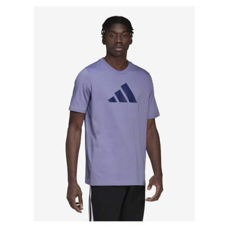 Světle fialové pánské tričko adidas Performance