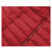 Tmavě červená lehká dámská prošívaná bunda (20311-275)