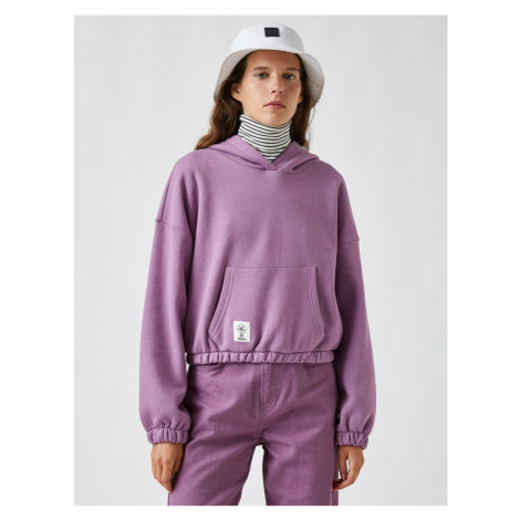 Koton Sweatshirt - Purple - Relaxed fit