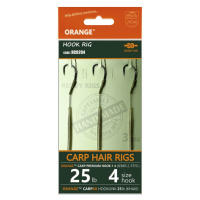 Life orange návazce carp hair rigs s2 20 cm 3 ks - 8 15 lb