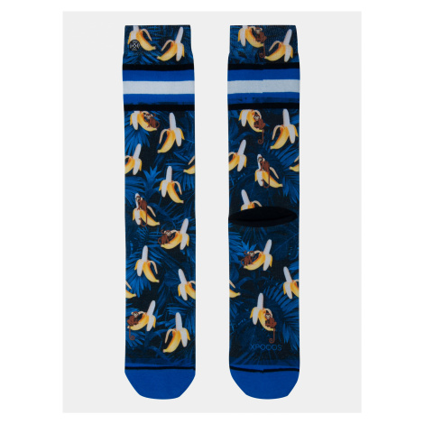 Tmavě modré pánské ponožky XPOOOS
