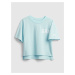 Modré holčičí dětské tričko GAP Logo updolx t-shirt
