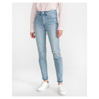 Distressed Cigarette Jeans GAP