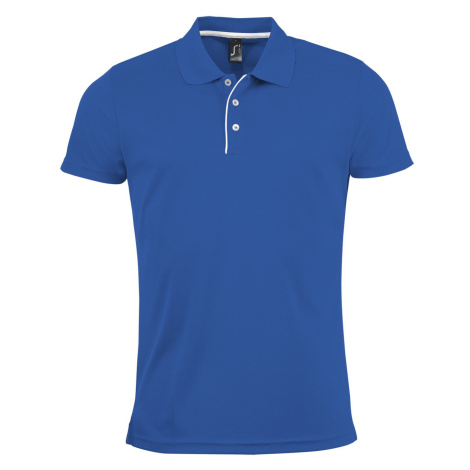 SOĽS Performer Men Pánské funkční polo triko SL01180 Royal blue SOL'S