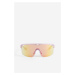 H & M - Zrcadlové sportovní sluneční brýle - růžová