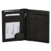 Trendová pánská kožená peněženka Vero, černo - koňaková