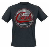 Johnny Cash Original Rock n Roll Red/Grey Tričko černá