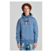 MIKINA GANT REG ARCHIVE SHIELD HOODIE DENIM BLUE MEL