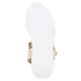 Refresh Páskové sandály barva bílé vlny