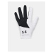 Bílo-černé pánské sportovní rukavice Under Armour UA Medal Golf