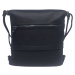 Střední černý kabelko-batoh 2v1 s praktickou kapsou Ginette