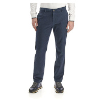 Kalhoty la martina man trousers herringbone cotto modrá