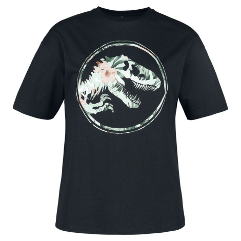 Jurassic Park Flower Logo Dámské tričko černá