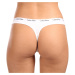 3PACK dámská tanga Calvin Klein vícebarevná (QD3587E-WZB)