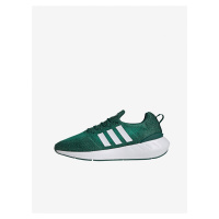 Zelené pánské žíhané boty adidas Originals Swift Run 22