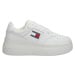 Tommy Hilfiger TJW RETRO BASKET FLATFORM ESS Dámské tenisky, bílá, velikost