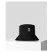 Klobouk karl lagerfeld k/ikonik bucket hat černá