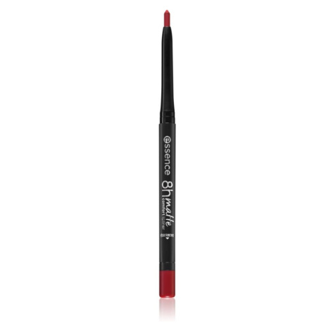Essence 8h Matte Comfort matná tužka na rty s ořezávátkem odstín 07 Classic Red 0,3 g