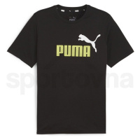 Tričko Puma ESS+ 2 Col Logo Tee - černá