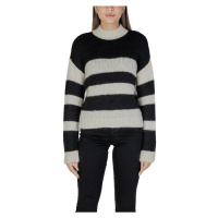 Jacqueline De Yong JDYDINEA SIA L/S HN STRIPE PULLOVER KNT 15330716 Černá