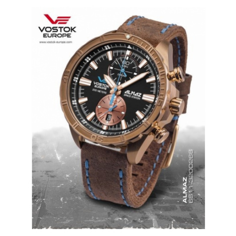 Hodinky Vostok Almaz bronze 6S11/320O266 + Dárek zdarma Vostok Europe