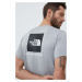 Sportovní tričko The North Face Reaxion šedá barva, s potiskem, NF0A4CDWX8A1