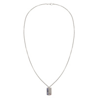 Tommy Hilfiger Moderní ocelový náhrdelník s vojenskou známkou 2790437