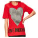 Červené tričko - LOVE MOSCHINO